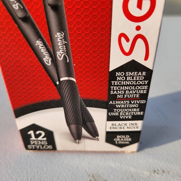 NEW 12 Pack Sharpie S-Gel Gel Pens Drawing Writing Ink Journaling Coloring Art S - Picture 5 of 6